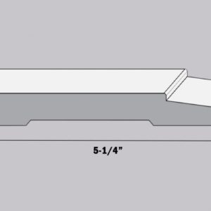 Bevel Step Baseboard 5"