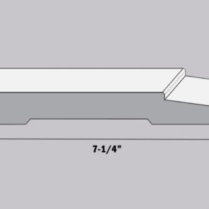 Bevel Step Baseboard 7"